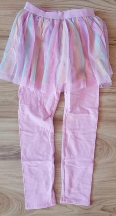 Teplé legíny so sukničkou, lupilu,122 / 128