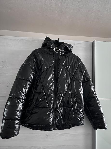 Dámska lesklá bunda, xl