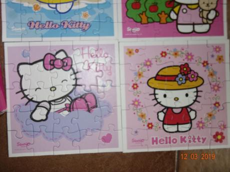 Hello kitty puzzle 4x,
