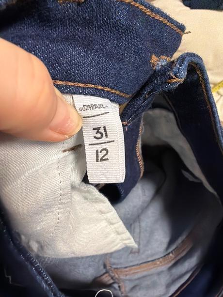 Tmavomodré džínsy loft, xl