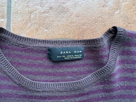 Pásikavý sveter zara, zara,xl