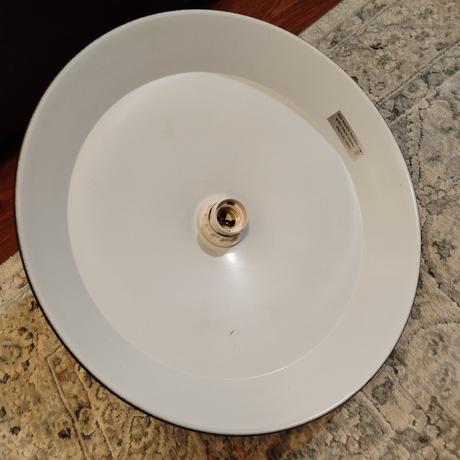 Jednoduchý kovový luster - super stav, 