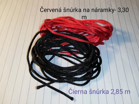 Saténová šnúrka na náramky, 