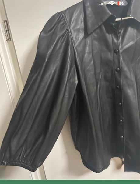 Koženková blúzka / košeľa zara s, zara,s