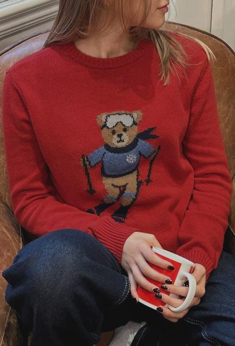 Subdued orig. jedinečný dámsky červený svetrík, s