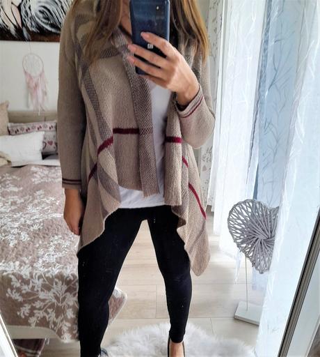 Pletený kardigán-uni veľkosť, 