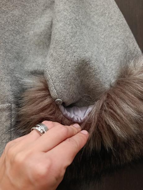 Zara kvalitný vlnený kabát na jedno zapínanie, zara,s