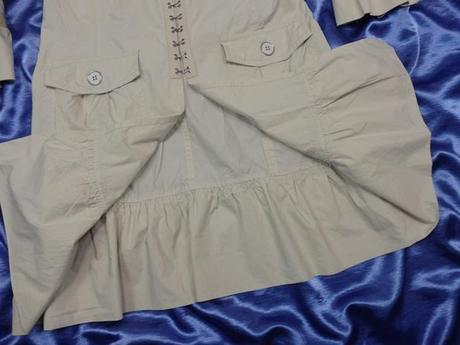 Luxusný béžový kabátik, 40