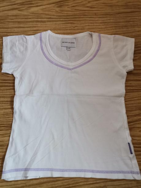 Dievčenské tričko na 7/8 r, miss fiori,128