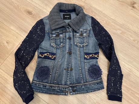 Riflová bunda desigual, desigual,s