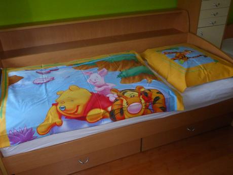 Posteľné obliečky - medvedík pú, šírka (cm): 90,dĺžka (cm): 200