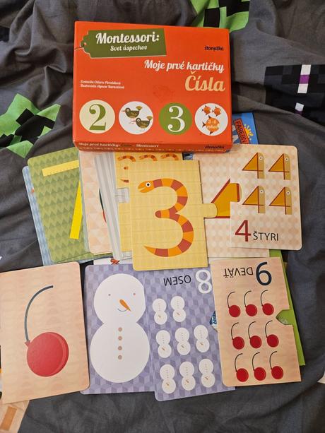 Moje prvé karticky čísla montessori, 