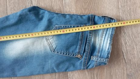 Štýlové slim rifle xxs, denim,158