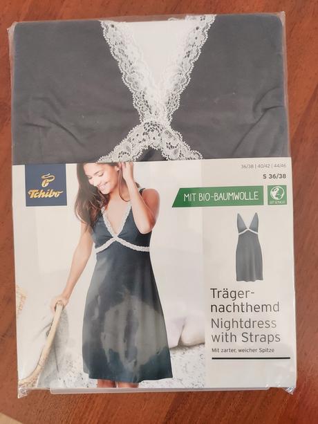 Nočná košeľa na ramienka, tchibo,s