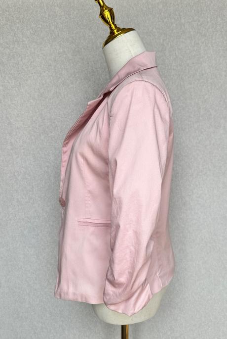 Letné sako v pastelovej ružovej, s