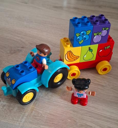 Lego duplo traktor a autobus, 