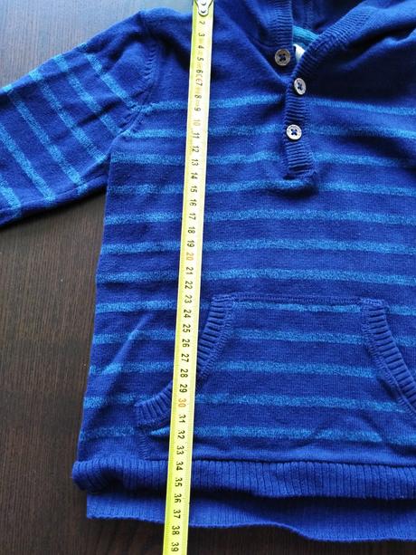 Svetrík s kapucňou, h&m,92