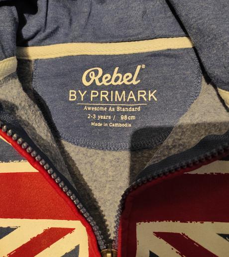 Mikina 2-2,5r 92/98, rebel,92