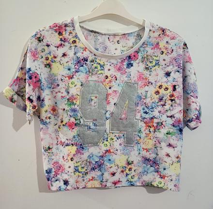 Dievčenský crop top h&m, h&m,152