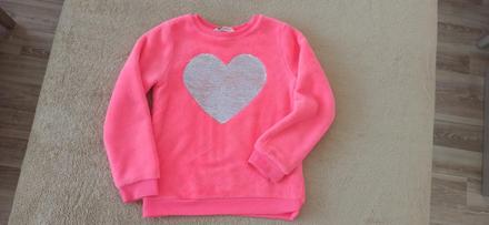 Makkucka neonova mikinka, h&m,122