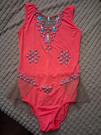 Súťažný dres na modernú gymnastiku, 128