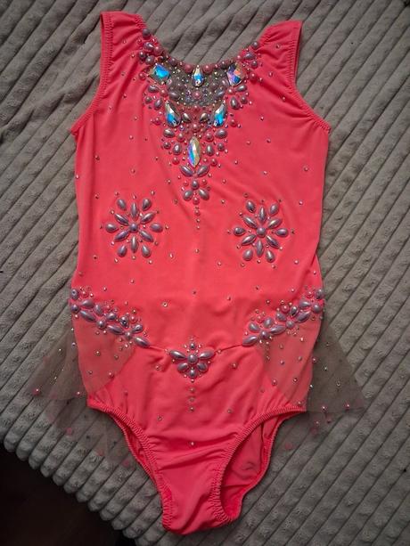 Súťažný dres na modernú gymnastiku, 128