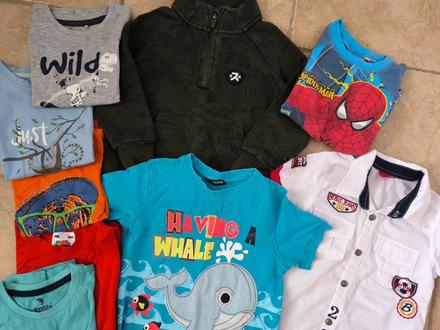 Balík oblečenia chlapec 98/104, 104–116