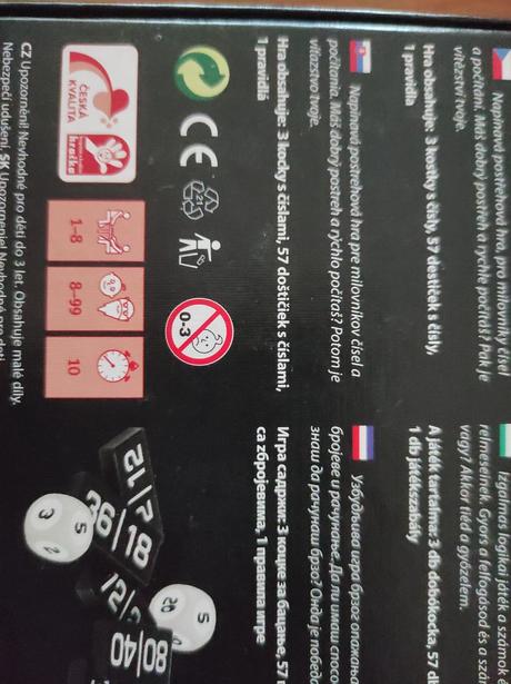 Spoločenská hra speedy, 