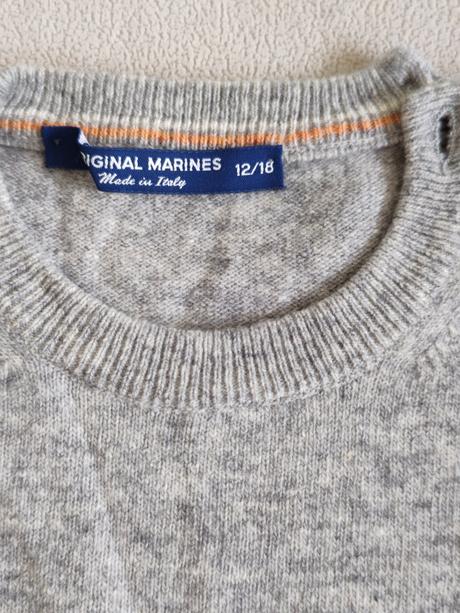 Krasny vlneny pulovrik, original marines,86