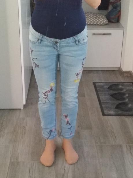 Tehotenské rifle, bonprix,36