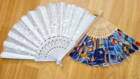 Vejáre do ruky, 2 kusy, 