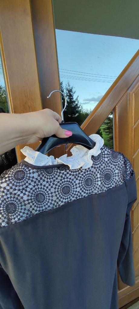 Sveter s čipkou/kardigan,