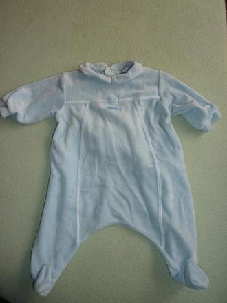 Velúrové dupačky pre chlapčeka, 62