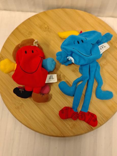Retro plyšáky mr. men & little miss, mcdonald's, 