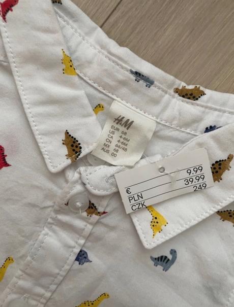 Dino košielka, h&m,68
