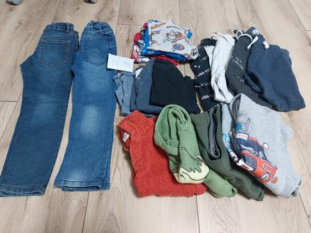 Balik 4-5r 110-116 teplaky,mikiny,tričká dr, 104–116