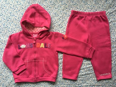 Tepláková súprava a šatky lonsdale 18-24m, lonsdale,92