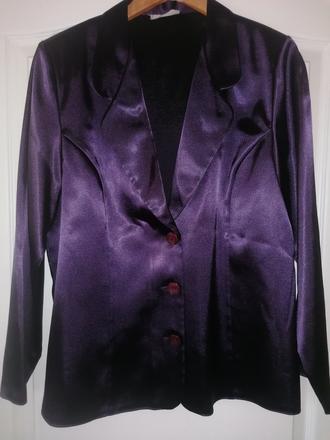 Fialové sako, xl