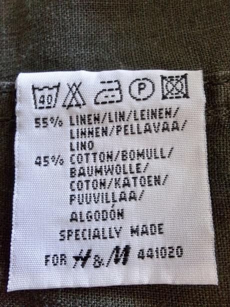 Ľanové šaty, h&m,40