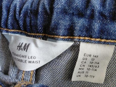 Modré rifle, h&m,146