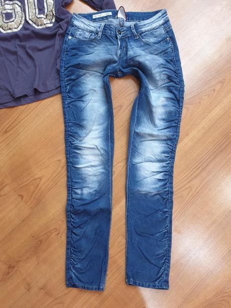 Nadherne luxusne rifle a flitrovane tricko, m