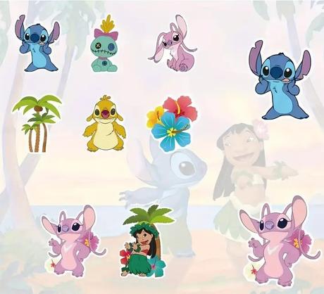 Tortový zápich lilo a stitch (10ks) - tz-64, 