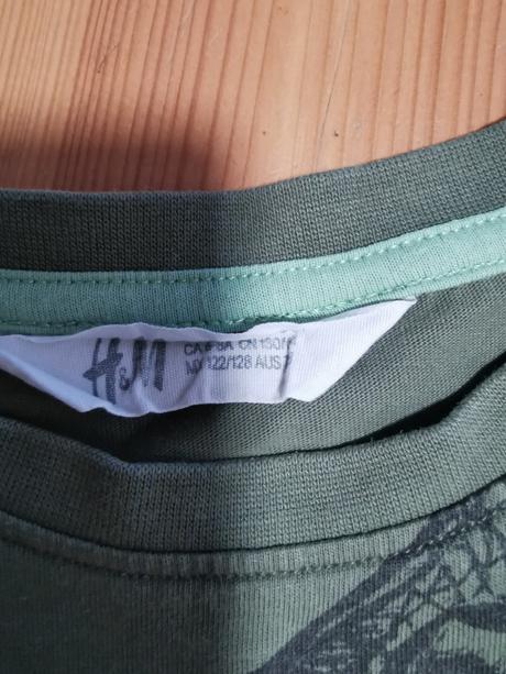 Tričko dinosaurus, h&m,122