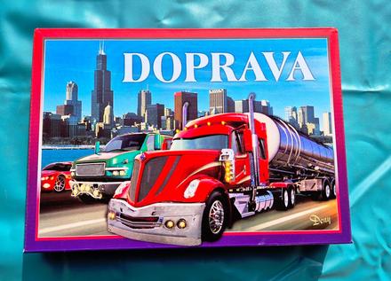 Doprava - spoločenská hra - 4 logické hry, 