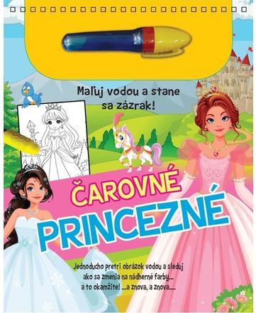 Čarovné princezné,maľuj vodou,