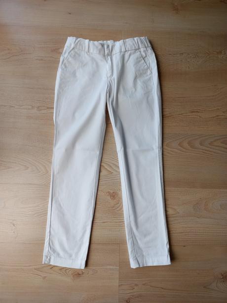 Biele nohavice, zara,140