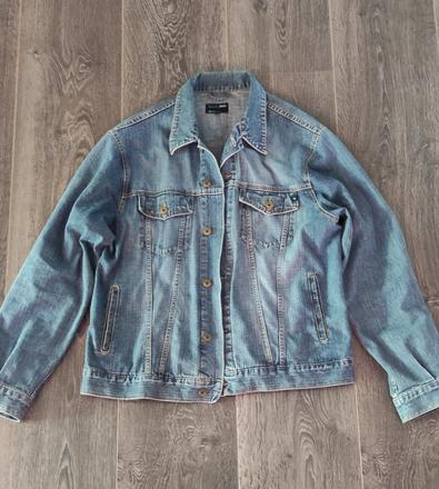 Bunda riflova džínsová, xl