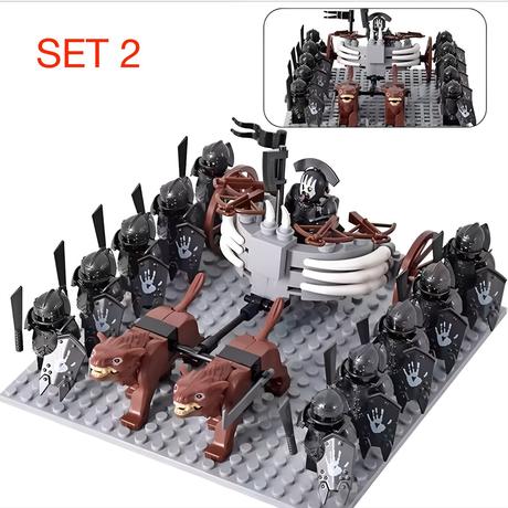 Figúrky pán prsteňov 5 typ lego, nové,