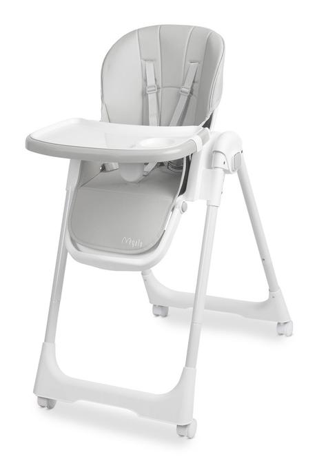 Caretero jedálenská stolička megalo light grey, caretero