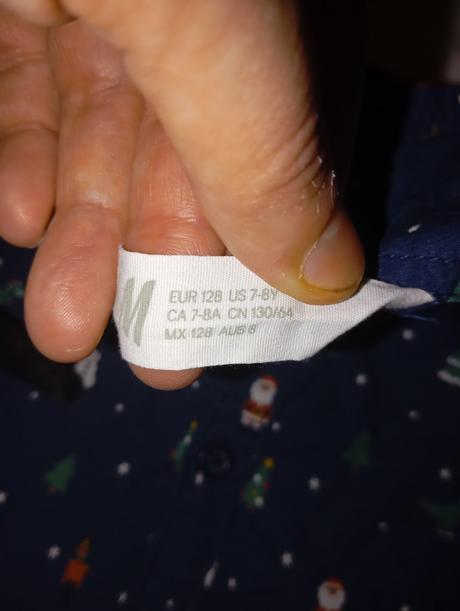 Vianočná košeľa, 128